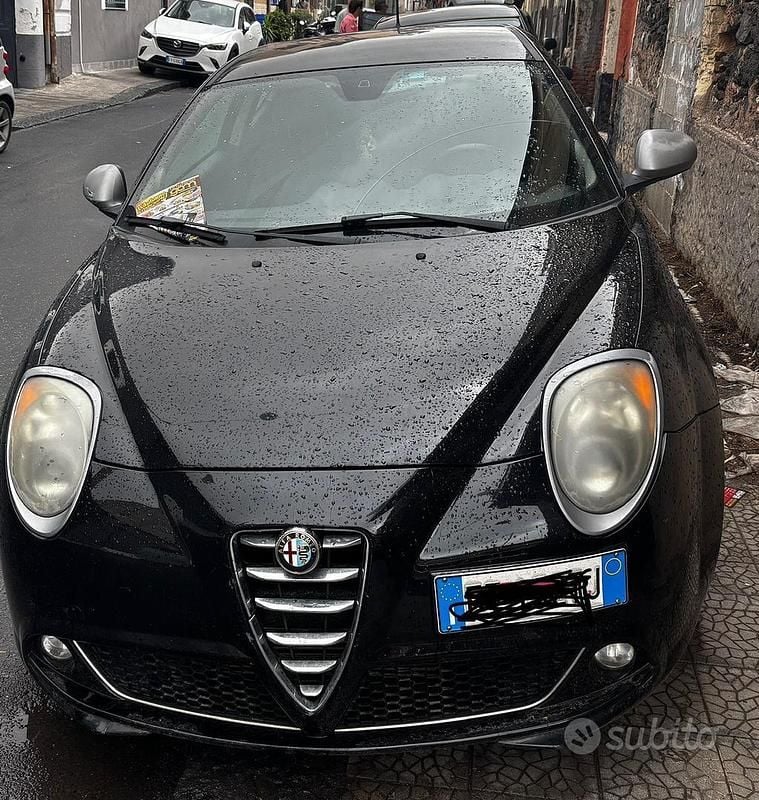 Usata Alfa Romeo MiTo Distinctive 95 CV (69 kW) 2014 Nero Utilitaria