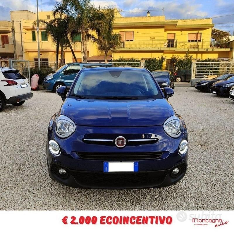 Usata Fiat 500X Connect 131 CV (96 kW) 2022 Blu SUV