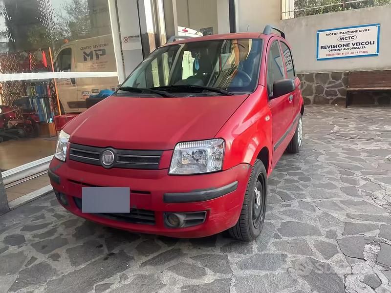 Usata Fiat Panda 2008 Rosso Utilitaria