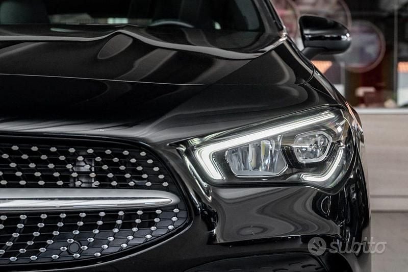 Usata Mercedes CLA200 Premium 150 CV (110 kW) 2021 Nero Berlina