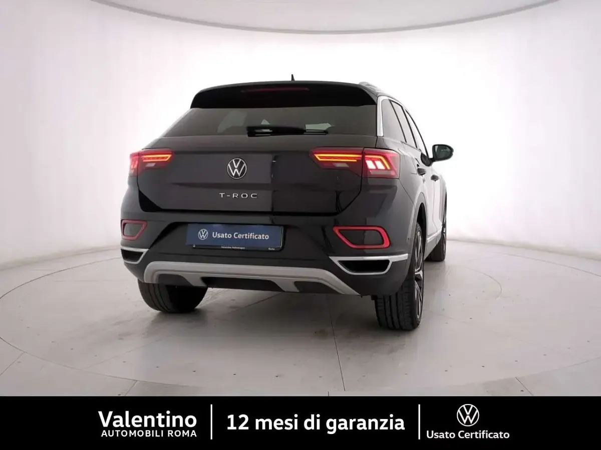 Usata VW T-Roc Style 110 CV (80 kW) 2022 Nero SUV