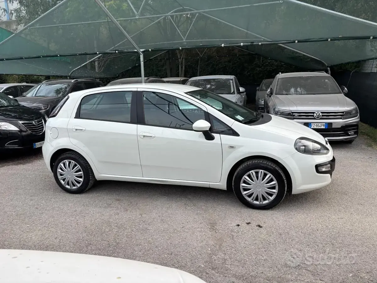 Usata Fiat Punto Evo Dynamic 69 CV (50 kW) 2011 Bianco Utilitaria