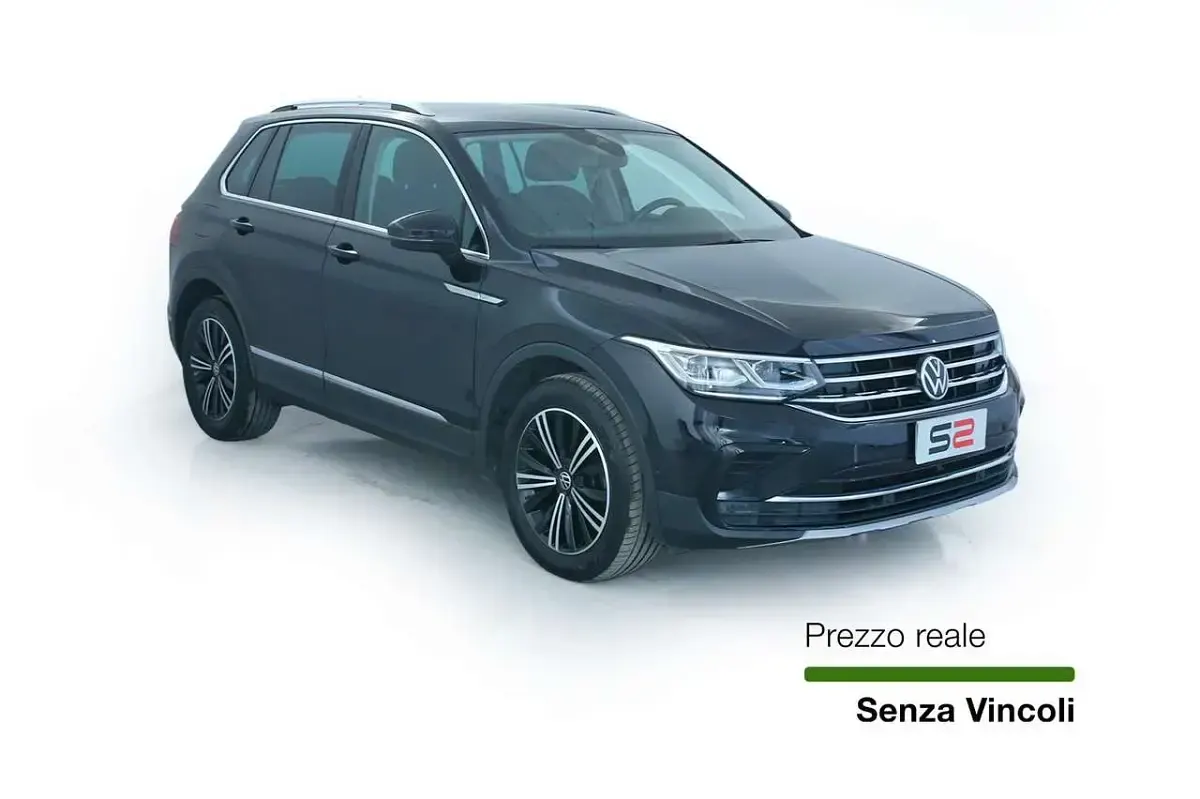 Usata VW Tiguan Elegance 150 CV (110 kW) 2021 Nero SUV