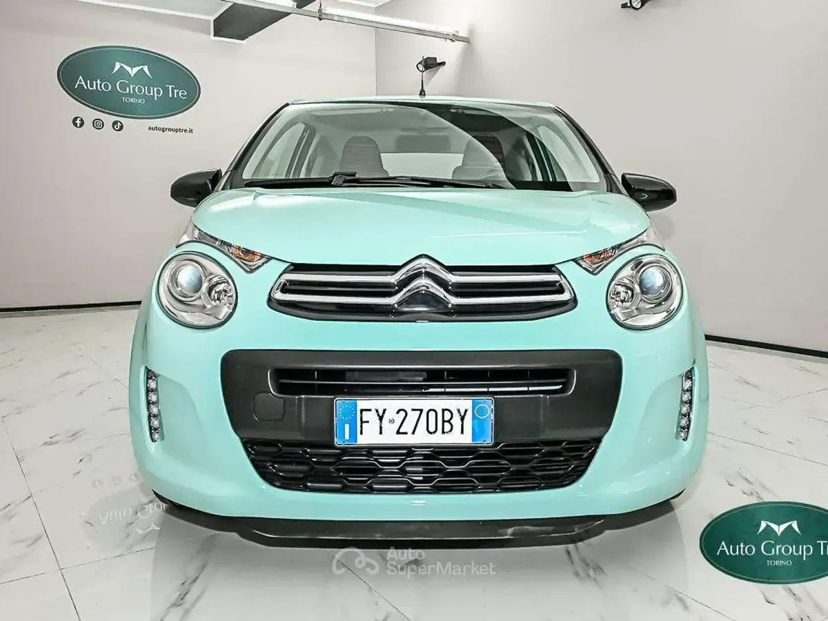 Usata Citroën C1 Shine 72 CV (52 kW) 2019 Verde Utilitaria
