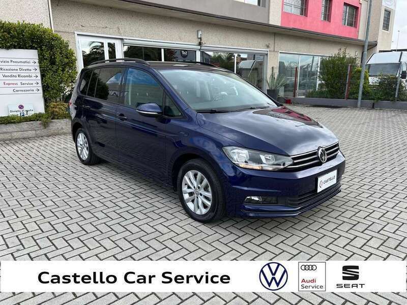 Blu/azzurro Usata 2019 VW Touran Executive Monovolume | 20.500 € (Buon prezzo) - Immagine 1/4