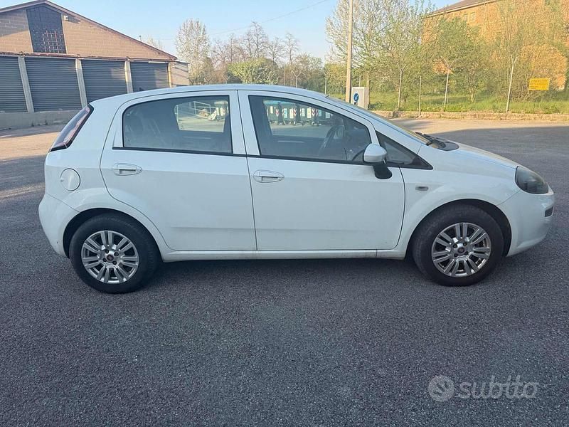 Usata Fiat Punto Lounge 77 CV (56 kW) 2015 Bianco Utilitaria