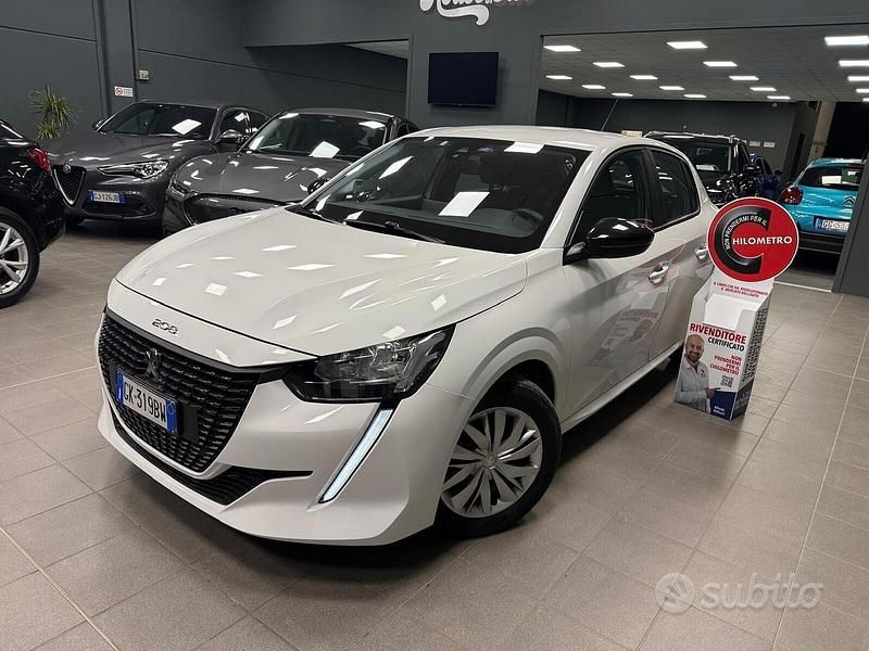Usata Peugeot 208 101 CV (74 kW) 2022 Bianco Utilitaria