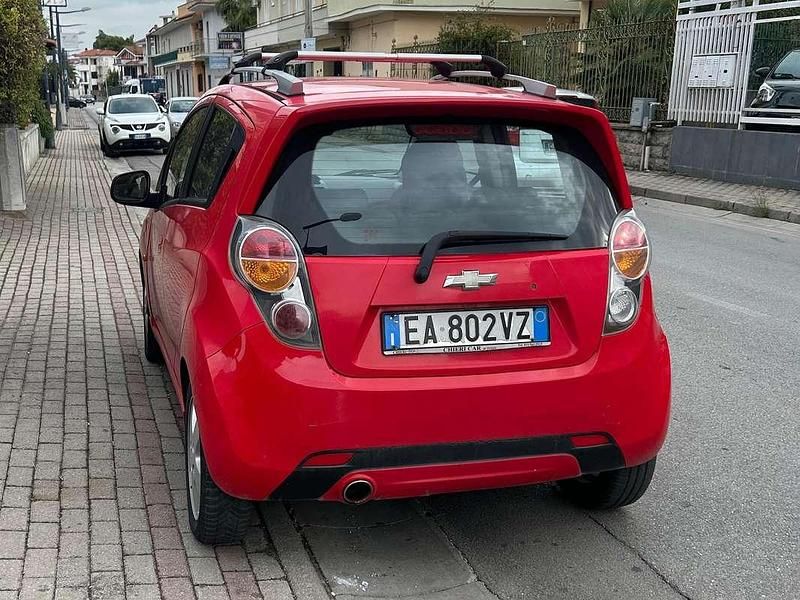 Usata Chevrolet Spark LS 82 CV (60 kW) 2010 Rosso Utilitaria