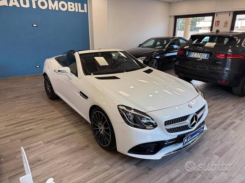 Usata Mercedes SLC200 Premium 204 CV (150 kW) 2016 Bianco Cabrio