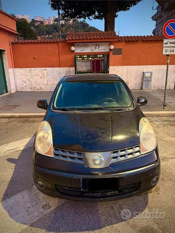 Usata Nissan Note 88 CV (64 kW) 2008 Nero Monovolume