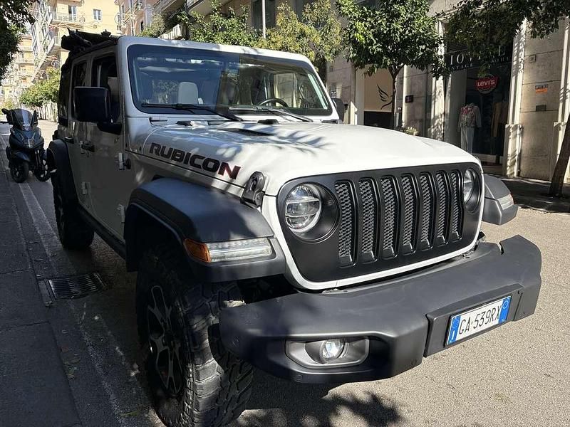 Bianco Usata 2020 Jeep Wrangler Unlimited Rubicon SUV | 43.999 € (Super prezzo) - Immagine 1/4