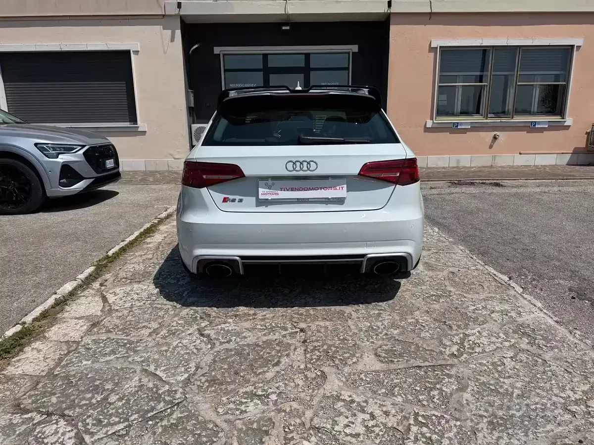Usata Audi RS3 367 CV (269 kW) 2015 Bianco Berlina
