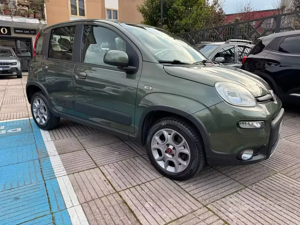 Usado Fiat Panda 4x4 S 86 CV (63 kW) 2014 Verde Utilitario