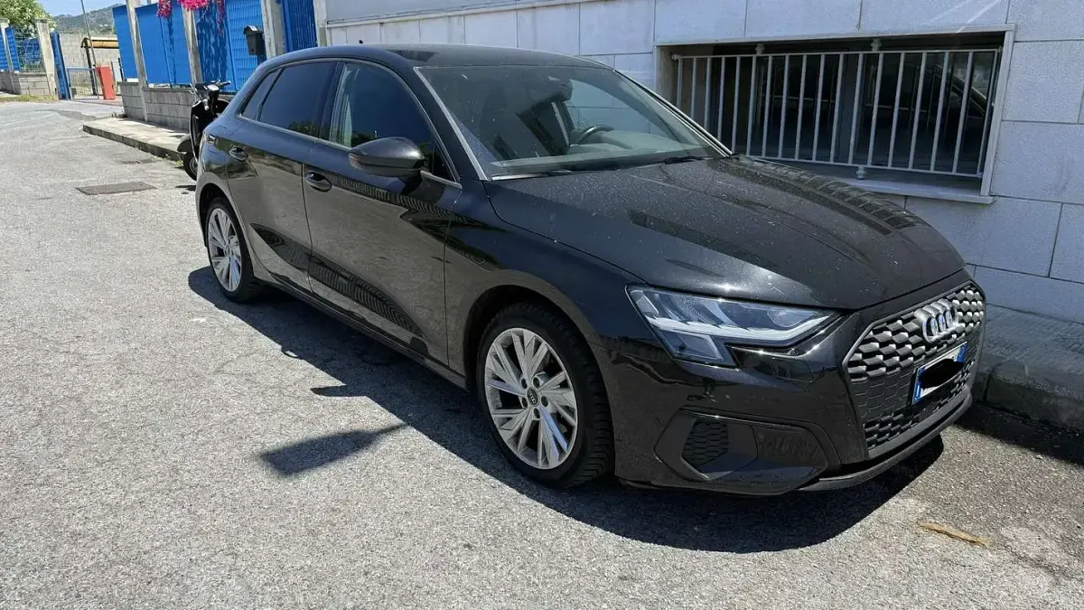 Usata Audi A3 150 CV (110 kW) 2022 Nero Berlina