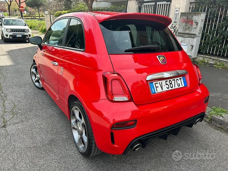 Usata Abarth 595 140 CV (102 kW) 2019 Rosso Berlina