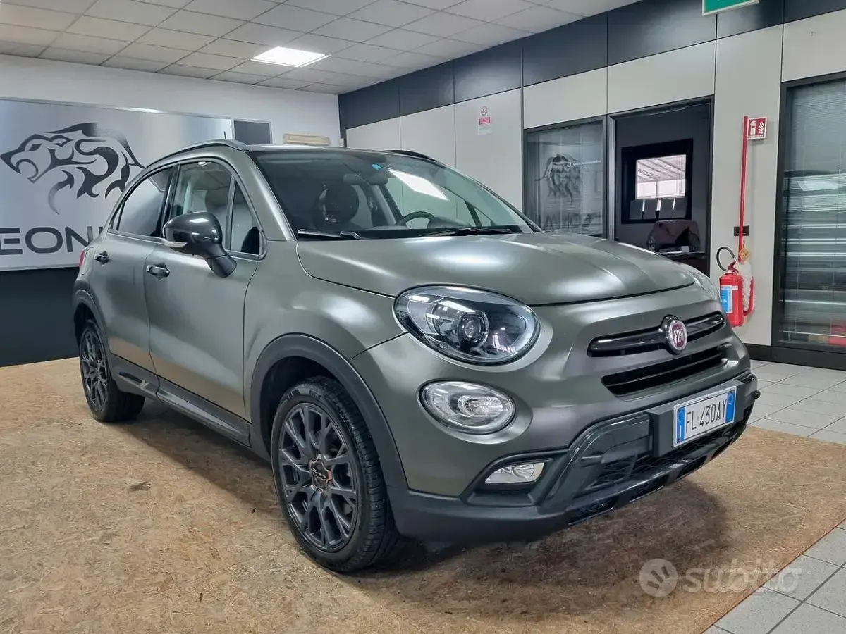 Usata Fiat 500X Cross 95 CV (69 kW) 2017 Verde SUV