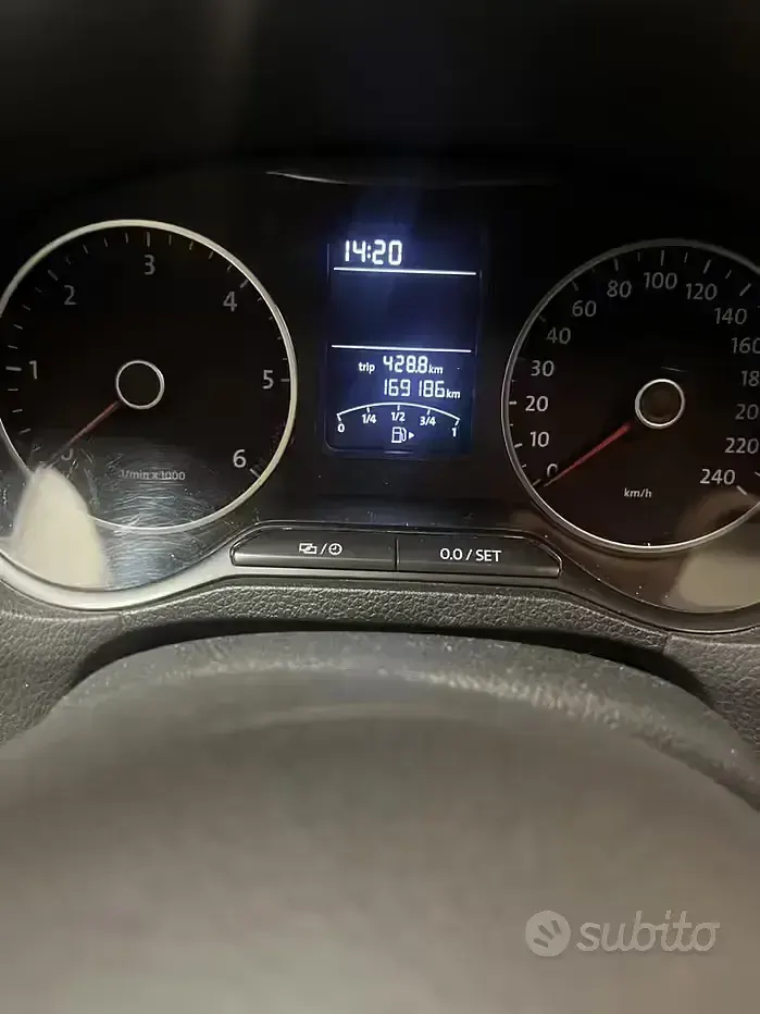 Usata VW Polo 75 CV (55 kW) 2014 Bianco Berlina