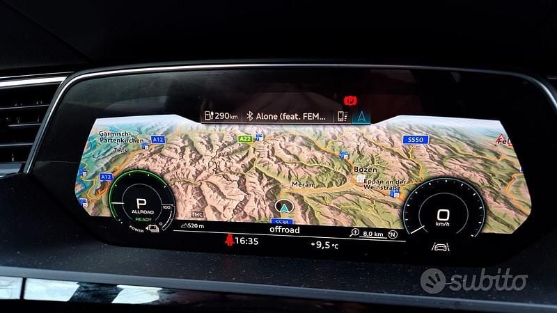 Usata Audi e-tron Comfort 264 kW (360 CV) 2019 Bianco SUV