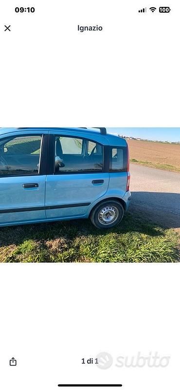 Usata Fiat Panda 2005 Blu Utilitaria