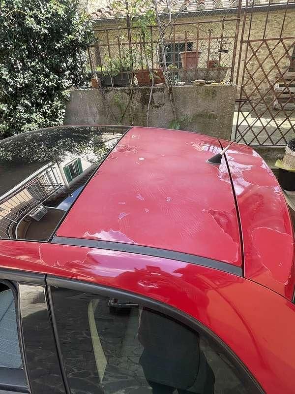 Usata Fiat 500C 73 CV (53 kW) 2009 Rosso Cabrio