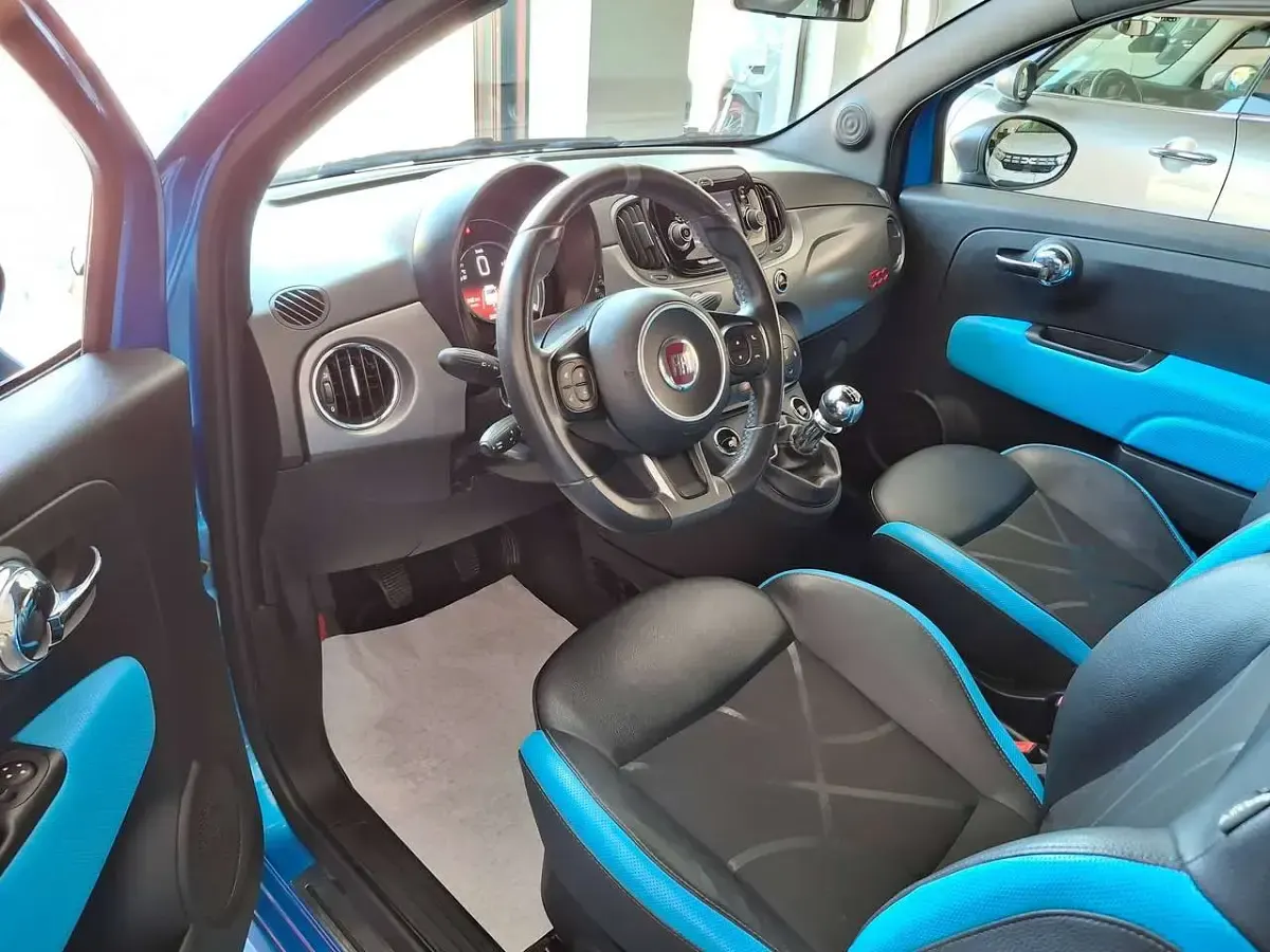 Usata Fiat 500 S 69 CV (50 kW) 2018 Blu/azzurro Utilitaria