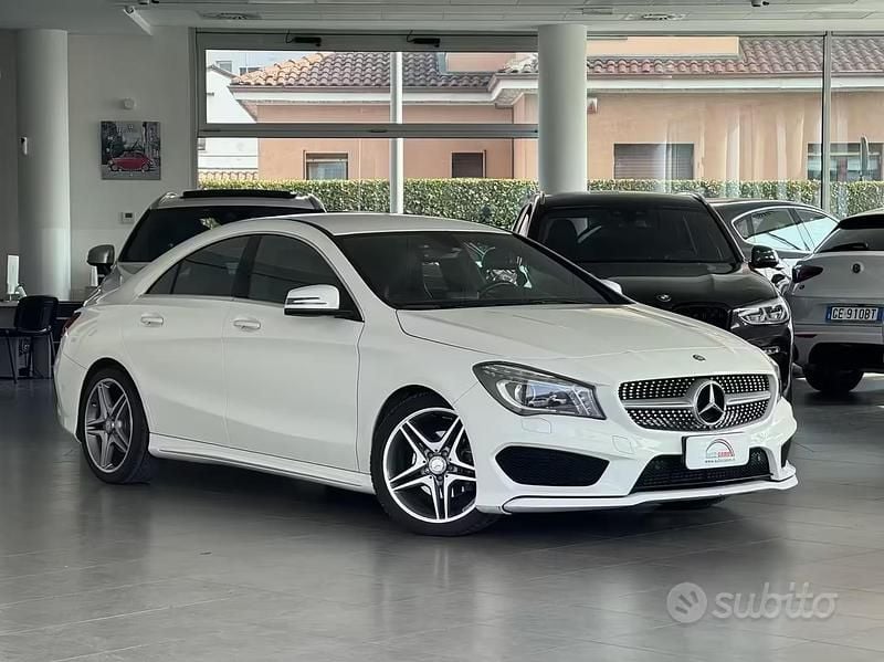 Usata Mercedes CLA200 Premium 136 CV (100 kW) 2014 Bianco Berlina