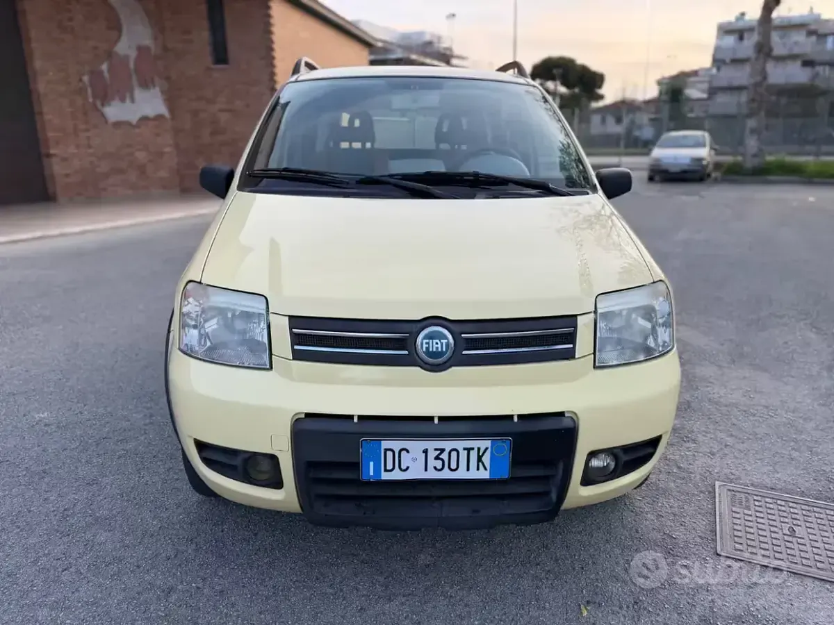 Usado Fiat Panda 4x4 Climbing 69 CV (50 kW) 2006 Amarillo Utilitario