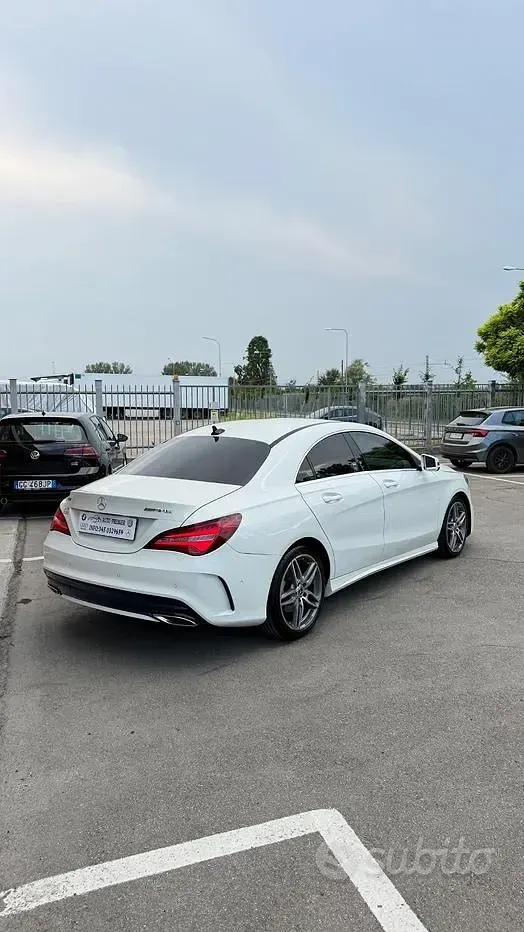 Usata Mercedes CLA180 Premium 109 CV (80 kW) 2016 Bianco Coupé