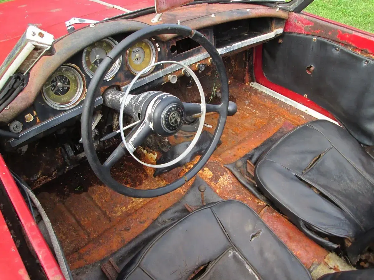 Usata Alfa Romeo Giulietta 65 CV (47 kW) 1957 Rosso Cabrio