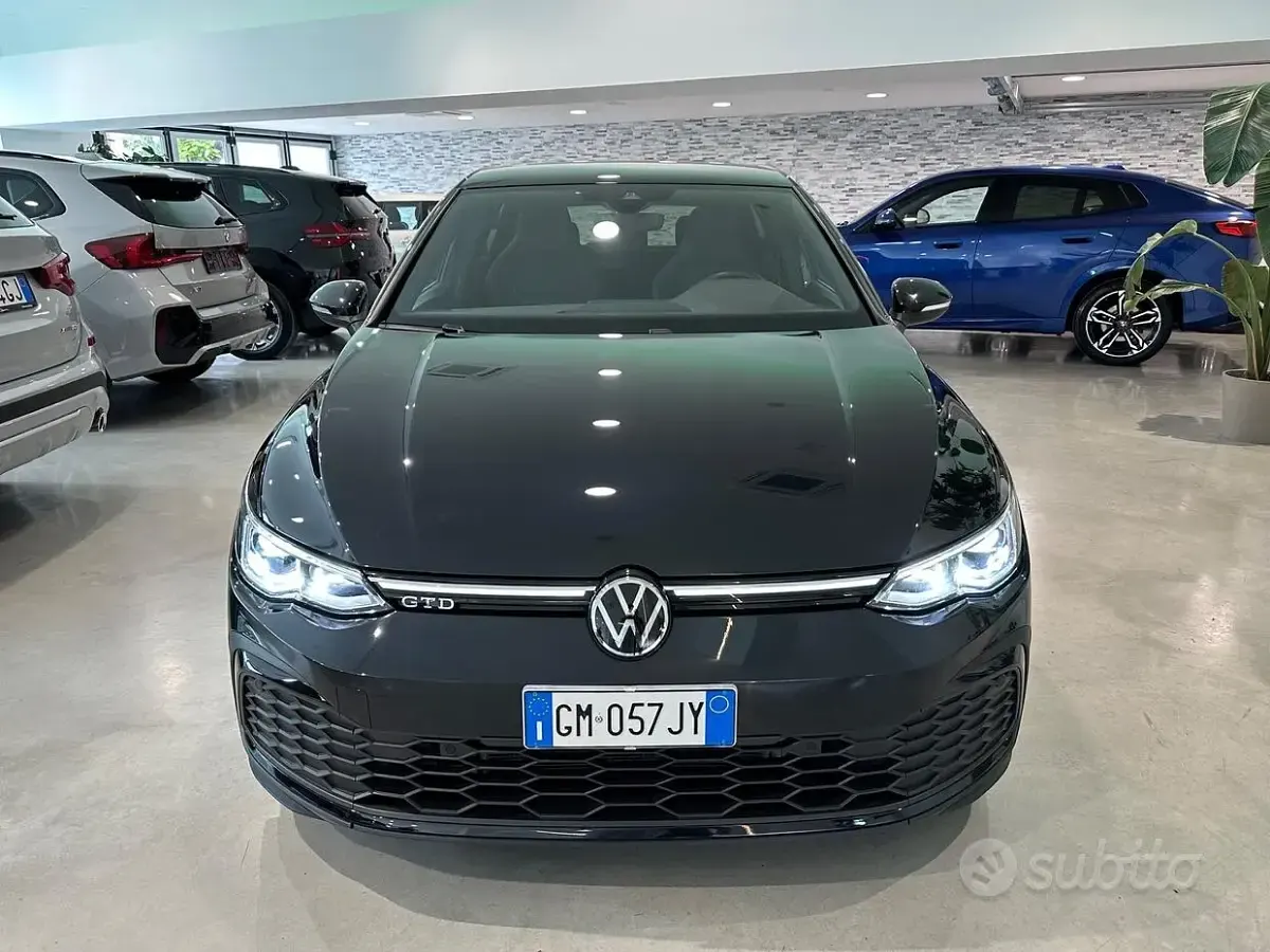 Usata VW Golf VIII GTD 200 CV (147 kW) 2023 Nero Berlina