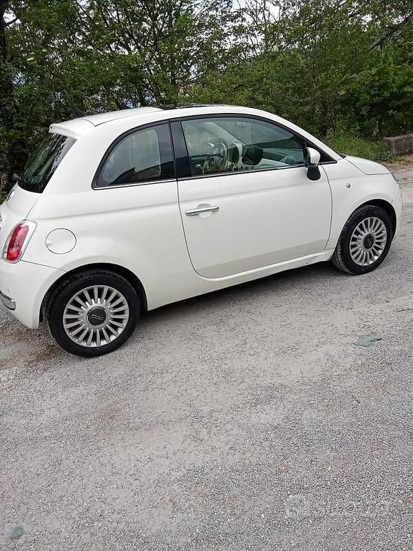 Usata Fiat 500 59 CV (43 kW) 2008 Bianco Utilitaria