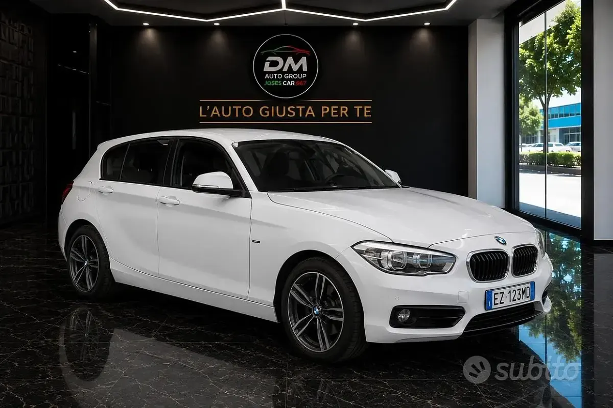 Usata BMW 118 M Sport 150 CV (110 kW) 2015 Bianco Utilitaria