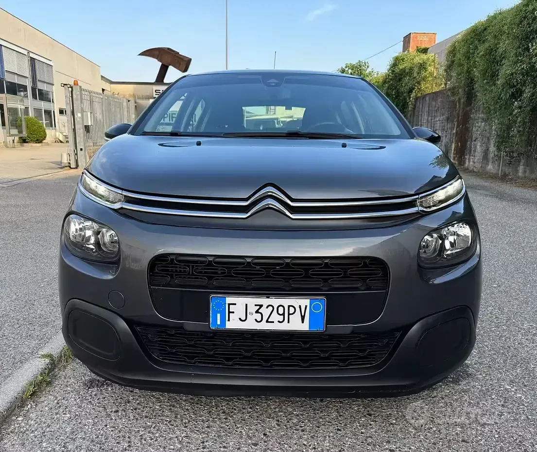 Usata Citroën C3 75 CV (55 kW) 2017 Grigio Berlina