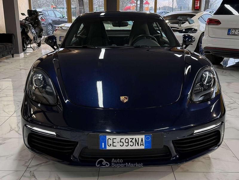 Usata Porsche Cayman 299 CV (219 kW) 2018 Blu Coupé