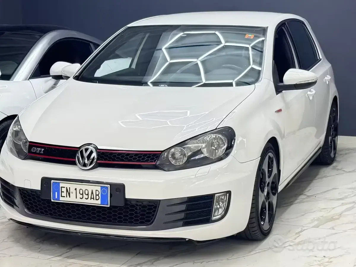 Usata VW Golf VII GTI 210 CV (154 kW) 2012 Bianco Berlina