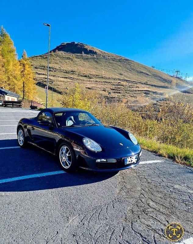 Usata Porsche Boxster 240 CV (176 kW) 2005 Blu Cabrio