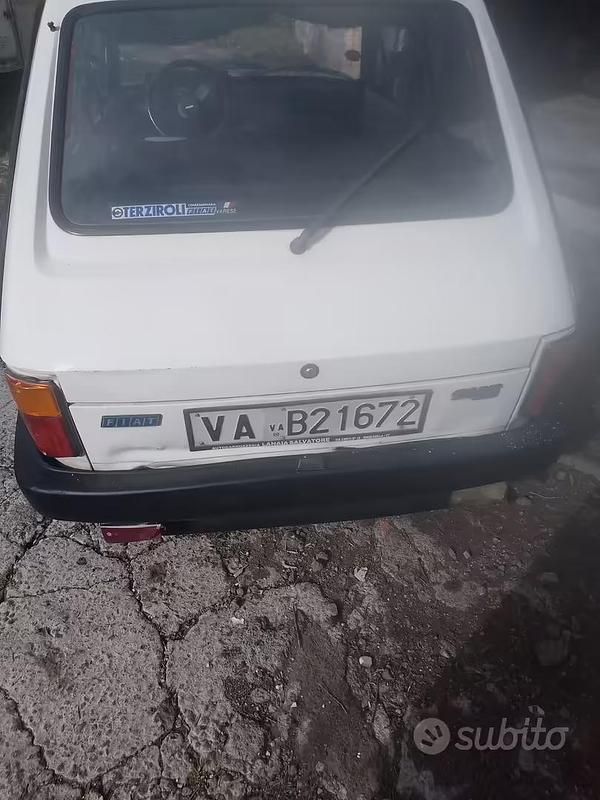 Usata Fiat 126 1993 Bianco Utilitaria