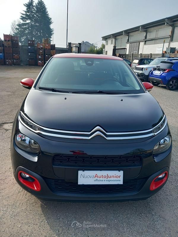 Usata Citroën C3 PureTech 82 CV (60 kW) 2018 Nero Utilitaria