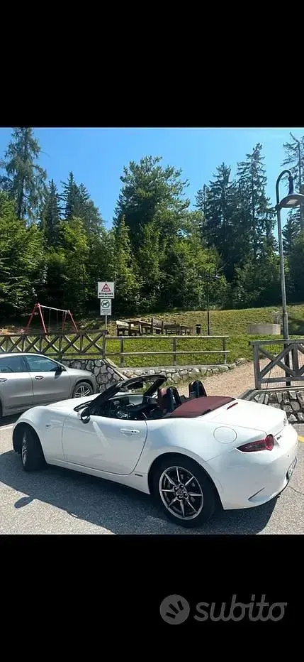 Usata Mazda MX5 132 CV (97 kW) 2021 Bianco Cabrio