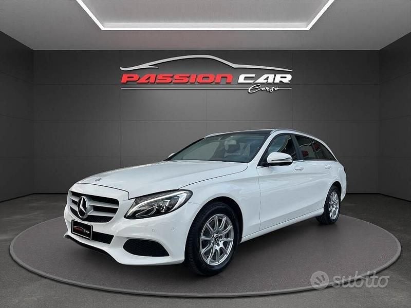 Usata Mercedes C180 Business 116 CV (85 kW) 2018 Bianco Station wagon