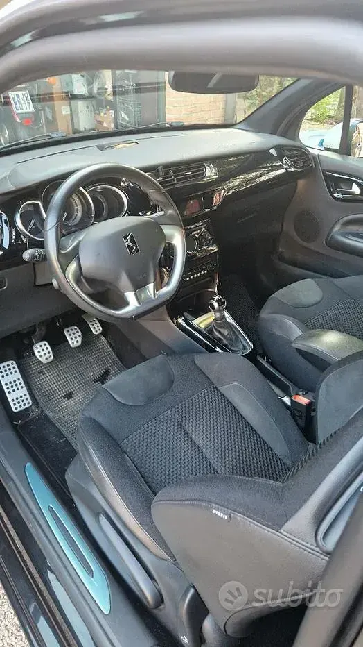Usata DS Automobiles DS3 82 CV (60 kW) 2015 Nero