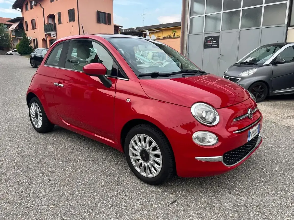 Usata Fiat 500 Lounge 69 CV (50 kW) 2017 Rosso Berlina