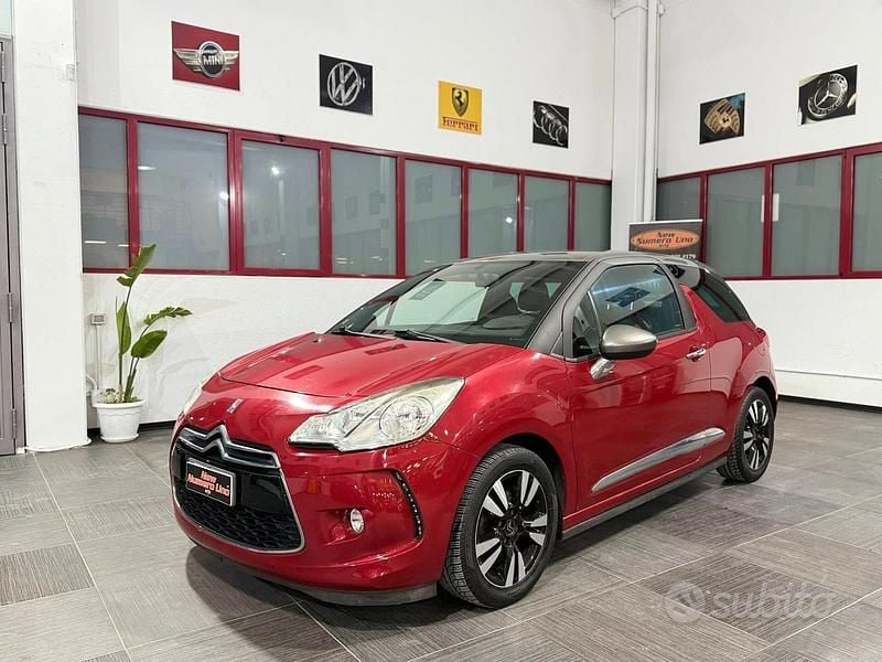 Usata Citroën DS3 Sport Chic 75 CV (55 kW) 2016 Rosso Utilitaria