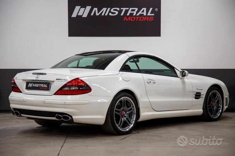 Usata Mercedes SL65 AMG AMG 612 CV (450 kW) 2007 Bianco Cabrio
