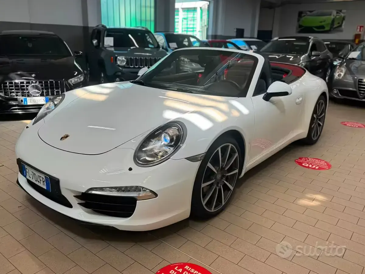 Usata Porsche 911 Carrera Cabriolet 350 CV (257 kW) 2013 Bianco Cabrio