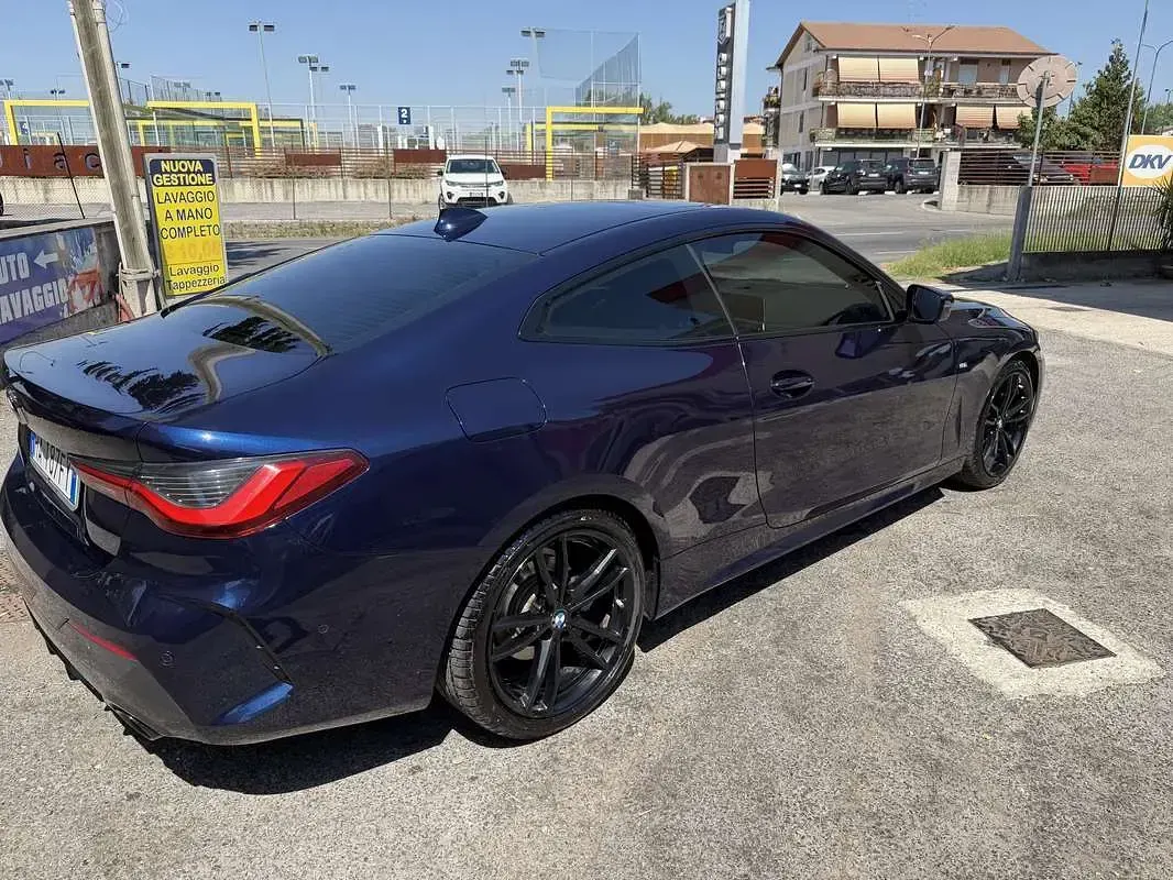 Usata BMW 420 Coupé M Sport 190 CV (139 kW) 2021 Blu/azzurro Coupé
