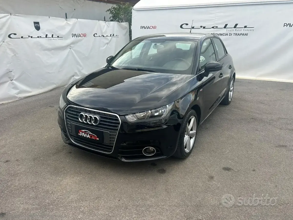 Usata Audi A1 S-Line 90 CV (66 kW) 2014 Nero Utilitaria
