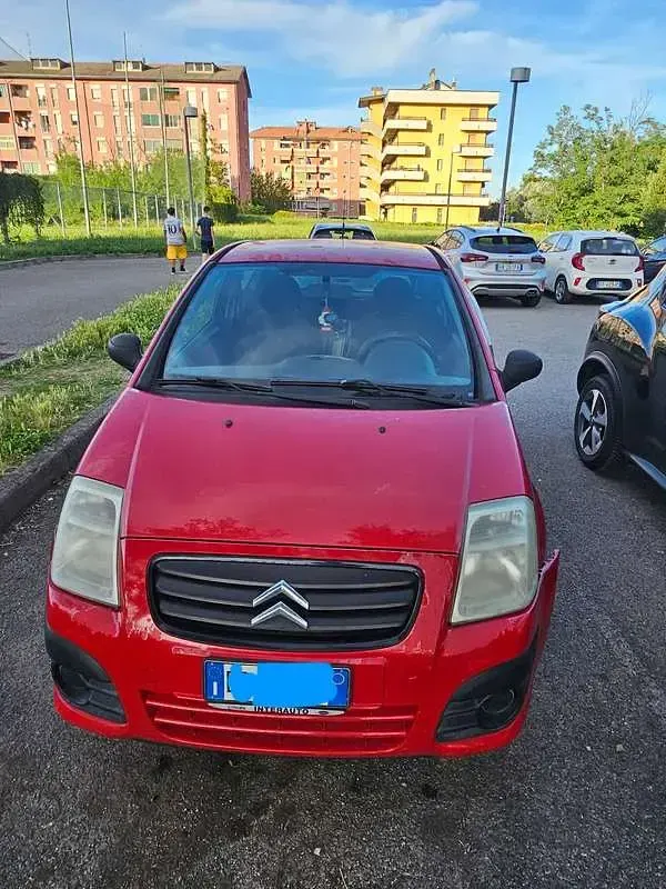 Usata Citroën C2 60 CV (44 kW) 2008 Rosso Utilitaria