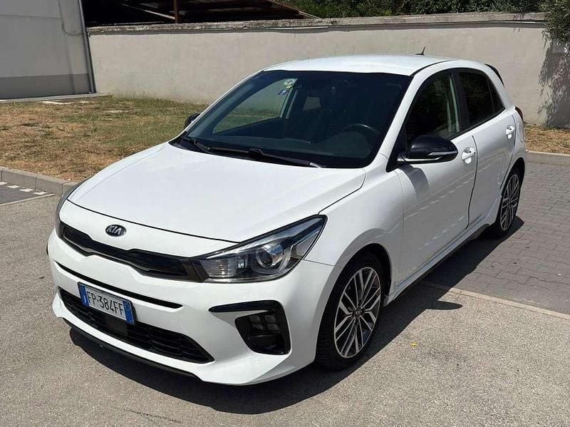 Usata Kia Rio GT-Line 120 CV (88 kW) 2018 Bianco Berlina