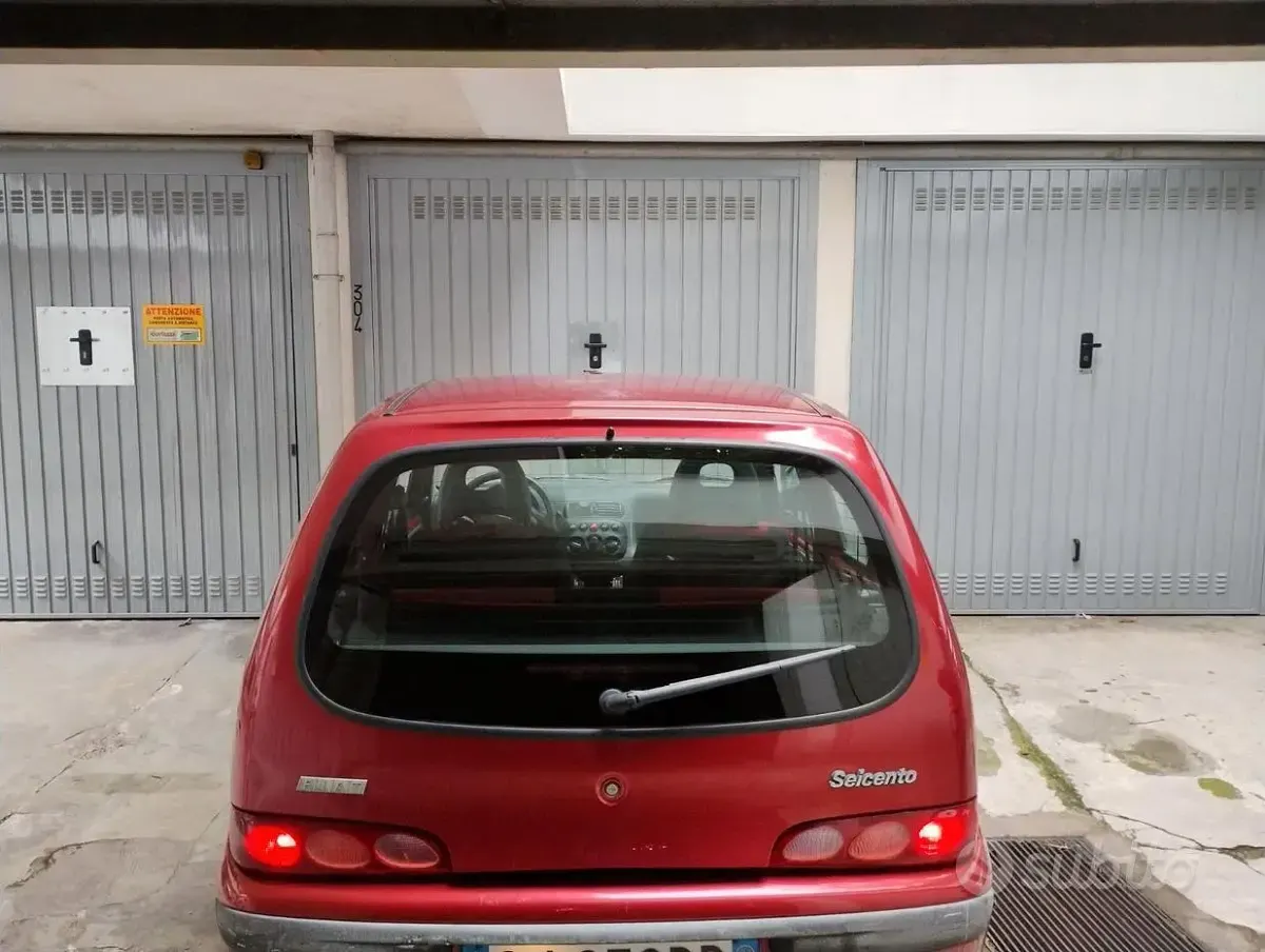 Usata Fiat Seicento 54 CV (39 kW) 2003 Rosso Utilitaria